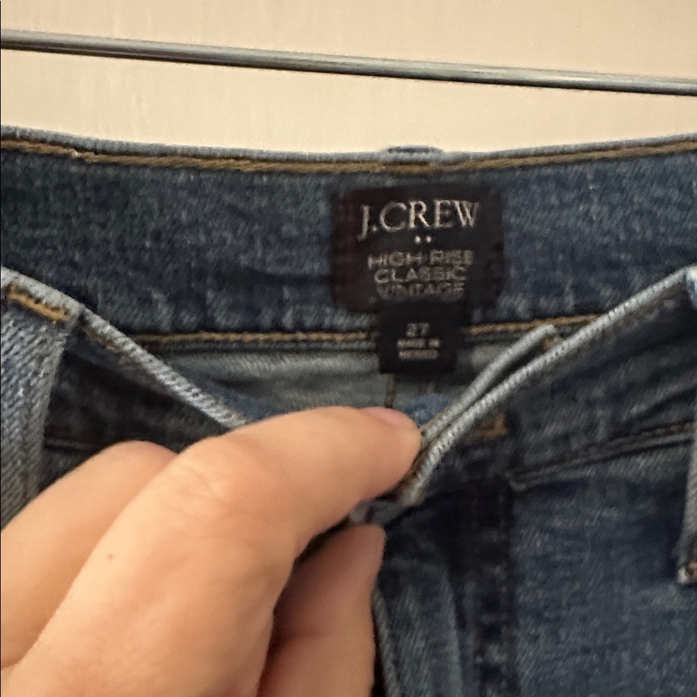 J. Crew High Rise Classic Vintage Jeans, Size 27 - Picture 2 of 7